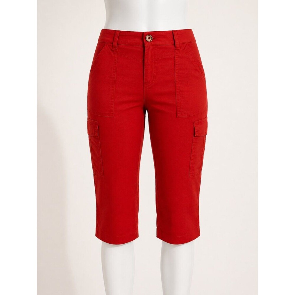 Jolt Capri Pants Red Size 11 EUC